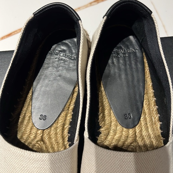 Saint Laurent signature canvas espadrilles - Picture 8 of 9